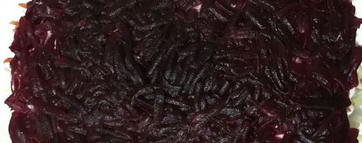 Шаг 6: селедки под шубой с хлебом