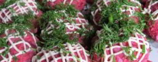 Шаг 4: селедки под шубой шариками