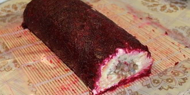 Рецепт селедки под шубой в пленке