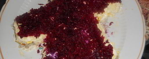 Шаг 11: селедочки под шубой в новом стиле