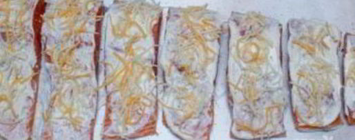 Шаг 2: семги под шубой в духовке