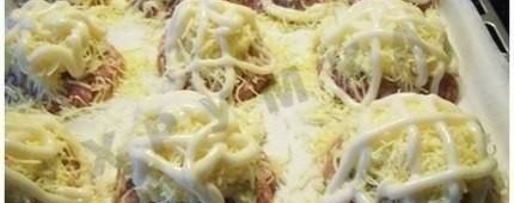 Шаг 1: шариков из фарша под шубой в духовке