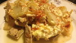 Рецепт Свинины под шубой в духовке