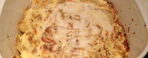 Шаг 6: свинины под шубой в духовке