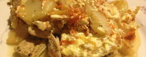 Шаг 7: свинины под шубой в духовке