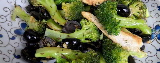 Шаг 15: салата с курицей и брокколи