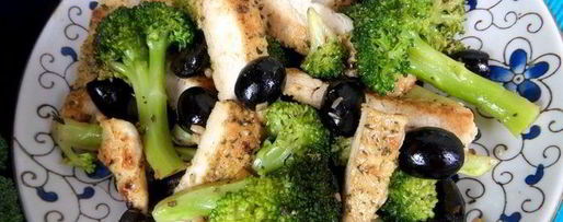 Шаг 16: салата с курицей и брокколи