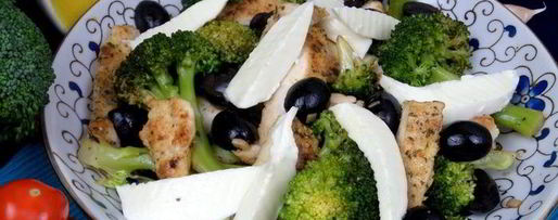 Шаг 18: салата с курицей и брокколи