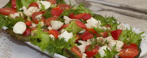 Шаг 3: салата с курицей и овощами