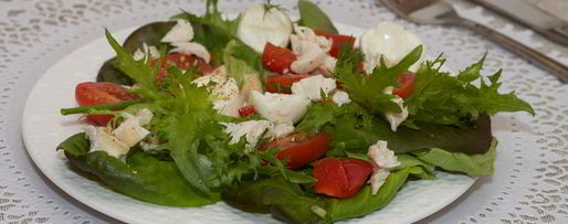 Шаг 4: салата с курицей и овощами