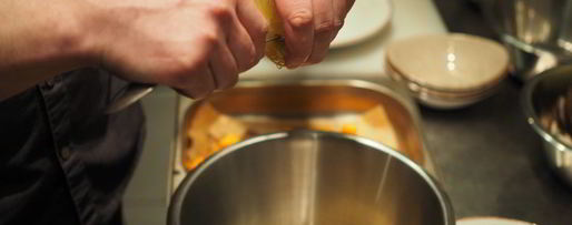 Шаг 5: салата с печеной тыквой и булгуром