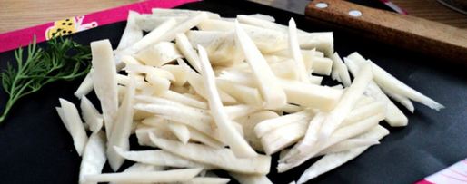 Шаг 1: салата с редькой и яблоком