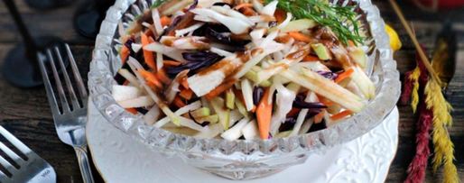 Шаг 5: салата с редькой и яблоком