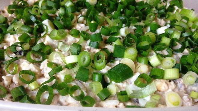 Рецепт Салата с сардиной, рисом и яйцом