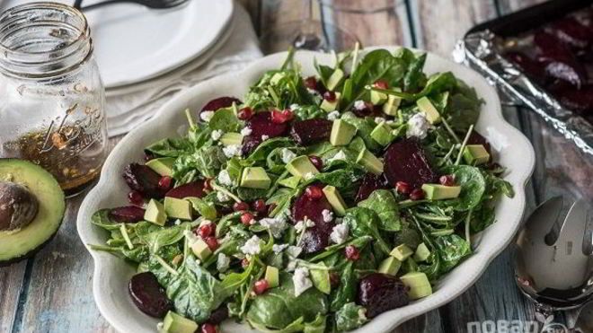 Рецепт Салата со свеклой и рукколой