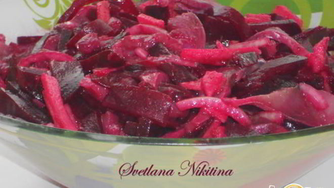 Рецепт Салата свекольного с сельдью