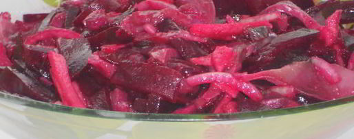 Шаг 4: салата свекольного с сельдью