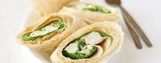 Шаг 3: роллов из лаваша цезарь