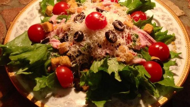 Рецепт Салата Цезаря Бесхитростного