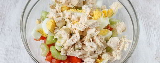 Шаг 7: салата цезарь по дюкану