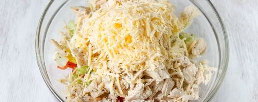 Шаг 8: салата цезарь по дюкану