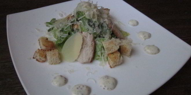 Рецепт салата цезарь с курицей и йогуртом