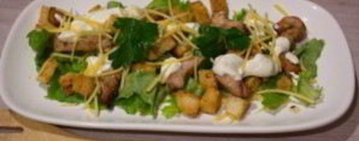 Шаг 7: салата цезарь с курицей классический