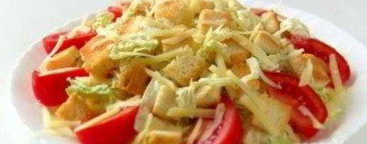 Шаг 4: салата цезарь с курицей по-домашнему