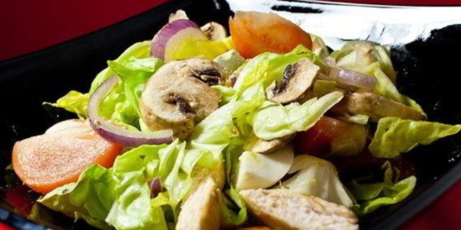 Рецепт салата цезарь с портобелло