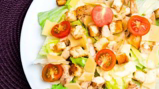 Рецепт Салата Цезарь с соусом