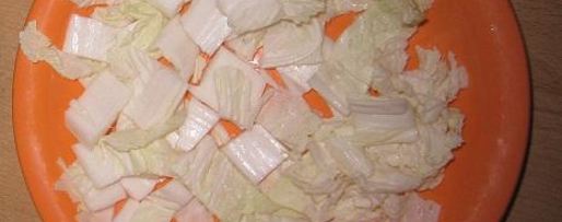 Шаг 6: салата цезарьс креветками