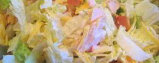 Шаг 5: цезаря с копченой курицей