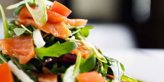 Рецепт цезаря с семгой