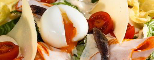 Шаг 7: утреннего цезаря с яйцом