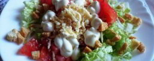 Шаг 2: вегетарианского салата цезарь