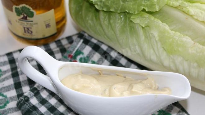 Рецепт Заправки для салата Цезарь