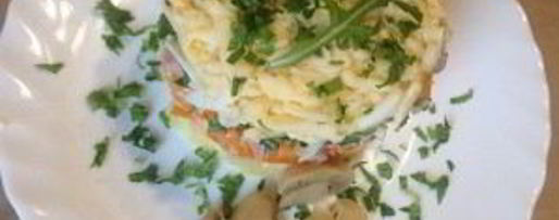 Шаг 8: слоеного салата грибная сказка