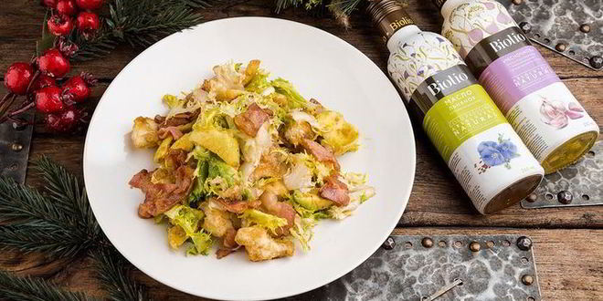 Рецепт теплого салата с авокадо