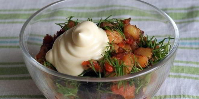 Рецепт горячего винегрета