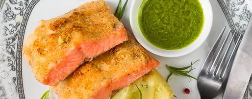 Шаг 16: лосося с хрустящей корочкой и эстрагоновым винегретом