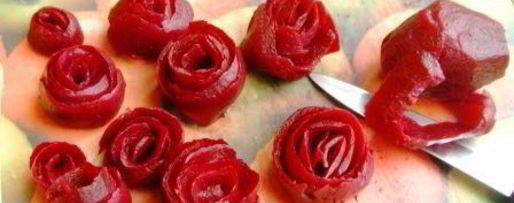 Шаг 8: салата розарий