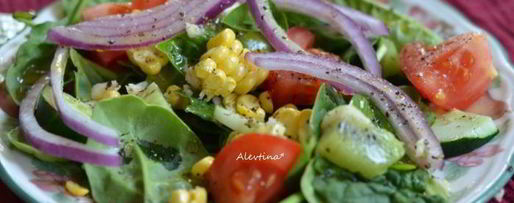 Шаг 2: салата свежего с винегретной лаймовой заправкой