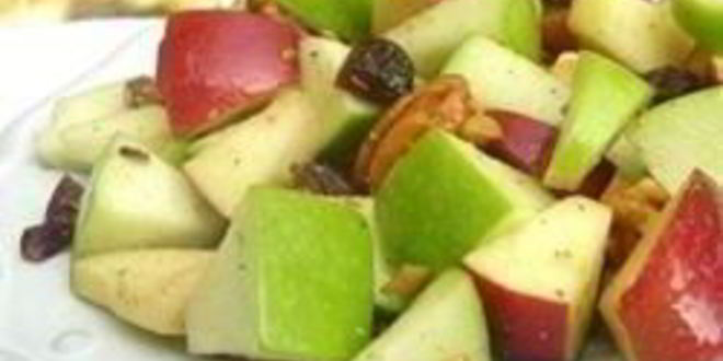Рецепт салата вальдорф с заправкой винегрет