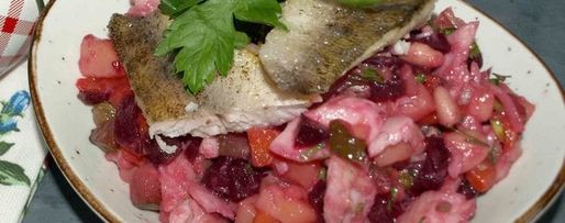 Шаг 11: старорусского винегрета с судаком