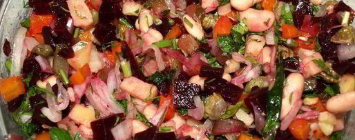 Шаг 8: старорусского винегрета с судаком