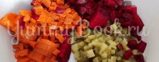 Шаг 2: винегрета без картофеля