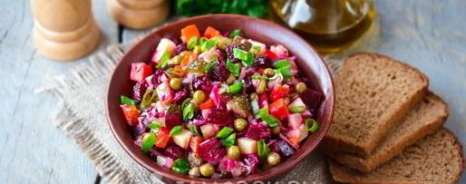 Шаг 10: винегрета классического с горошком