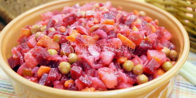 Рецепт винегрета классического