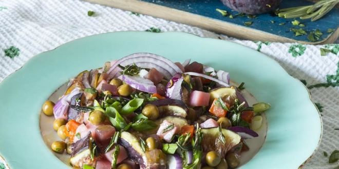 Рецепт винегрета летнего с инжиром и розмарином