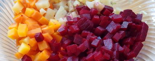 Шаг 4: винегрета пикантого